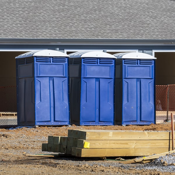 are there any restrictions on what items can be disposed of in the porta potties in Stone Mountain